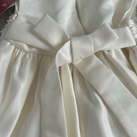NWT 18 month baby girl formal dress Wedding Baptism. Holiday. Tulle w/ bloomers - Picture 7 of 8